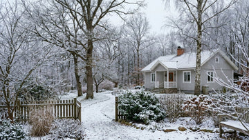 Garten im winter - Blomea.at