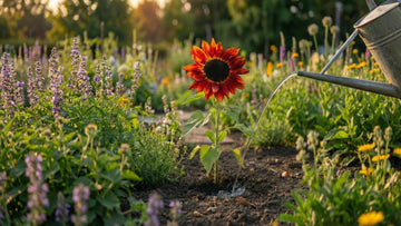 Sonnenblumen gießen - Blomea.at