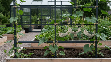 Zucchini hochbinden - Blomea.at