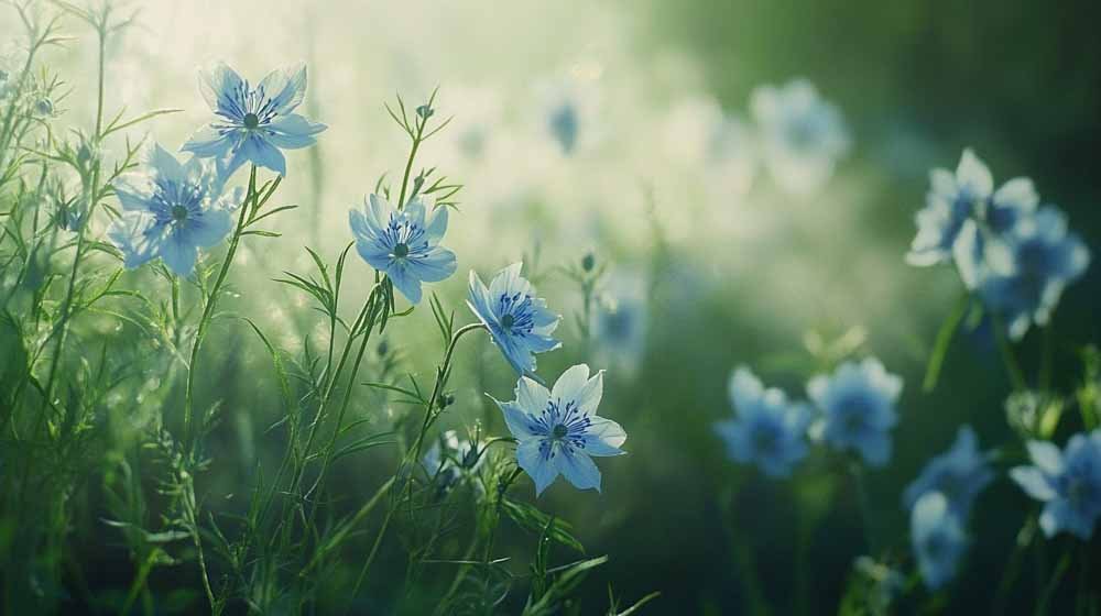 Jungfer im Grünen Samen - Blomea.at