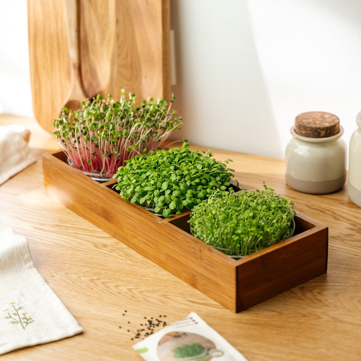 Alles-in-einem Microgreens-Paket - 10 Beutel Bio-Samen