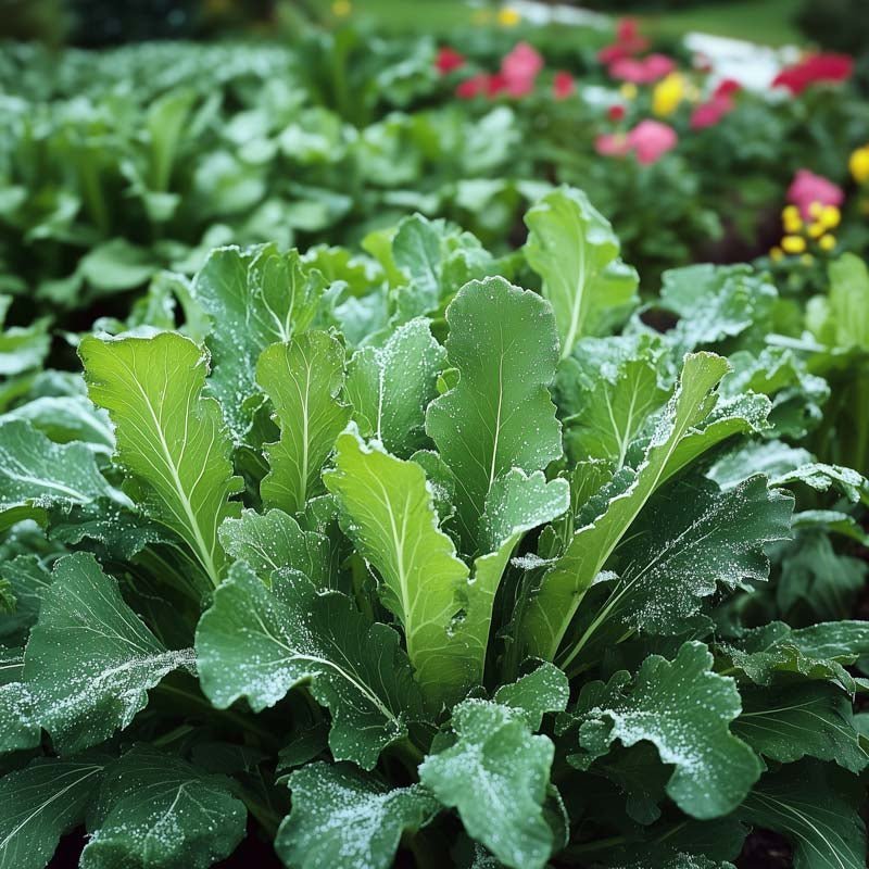 Asiasalat Samen 'Green in snow' - 180 Biosamen