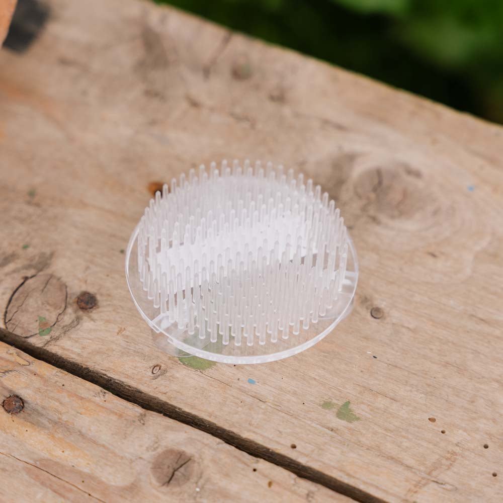 Blumenhalter, weiß (Plastik), Ø: 6,9 cm