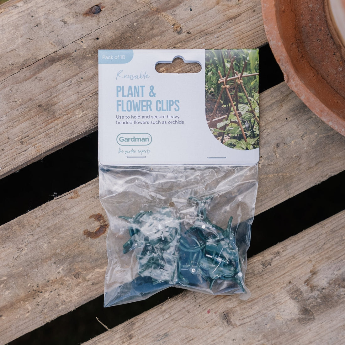 Blumenklammern, 10 stück