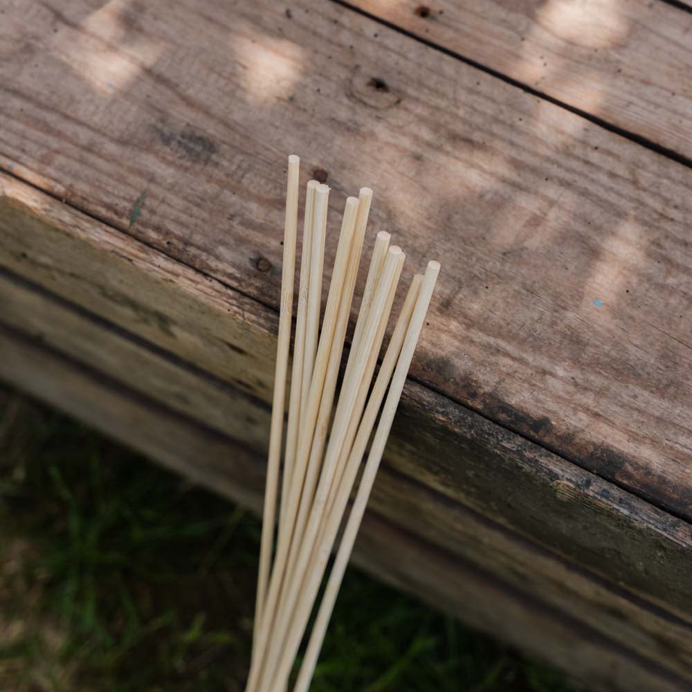 Blumenstäbe. H50 cm 10 stück/Bd.