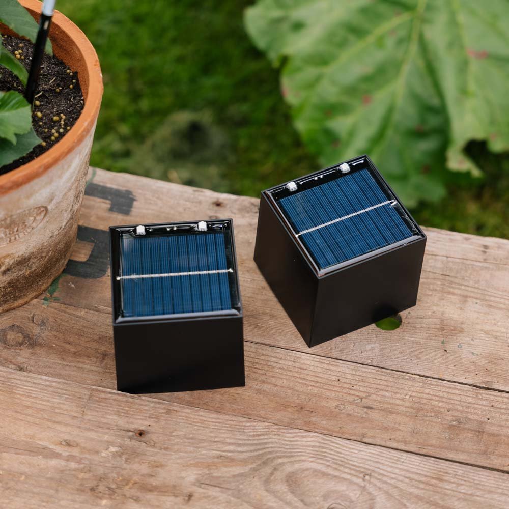 Cube up and down Solarleuchte, 2er Pack