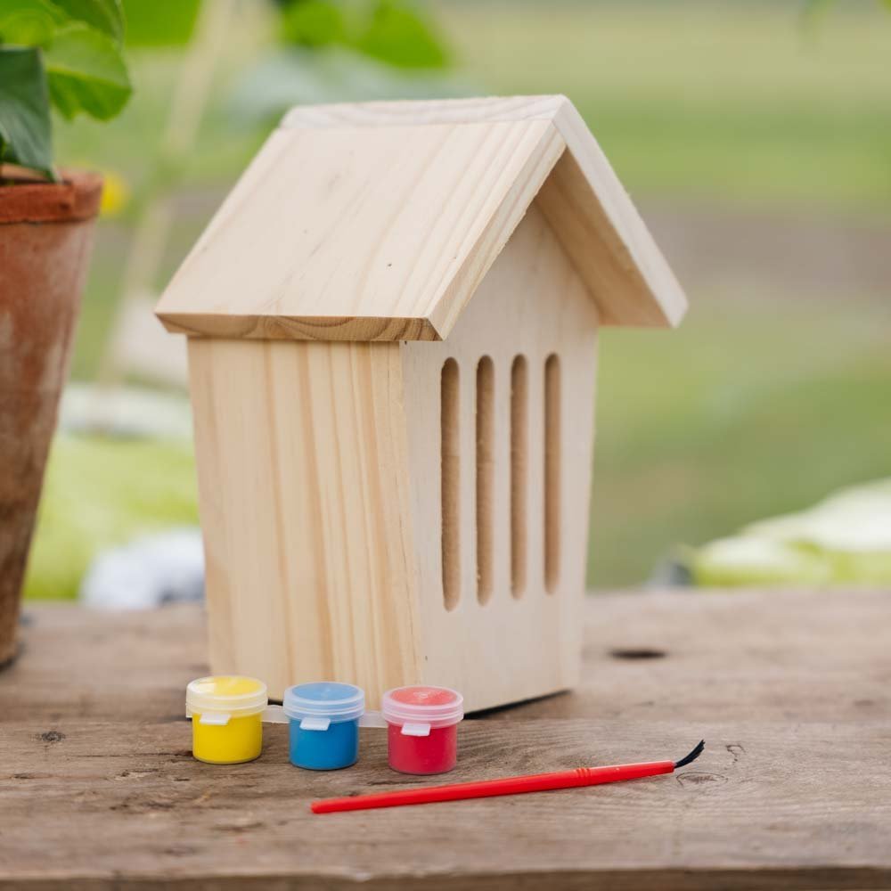 Do it yourself Schmetterlingshaus mit Farbe