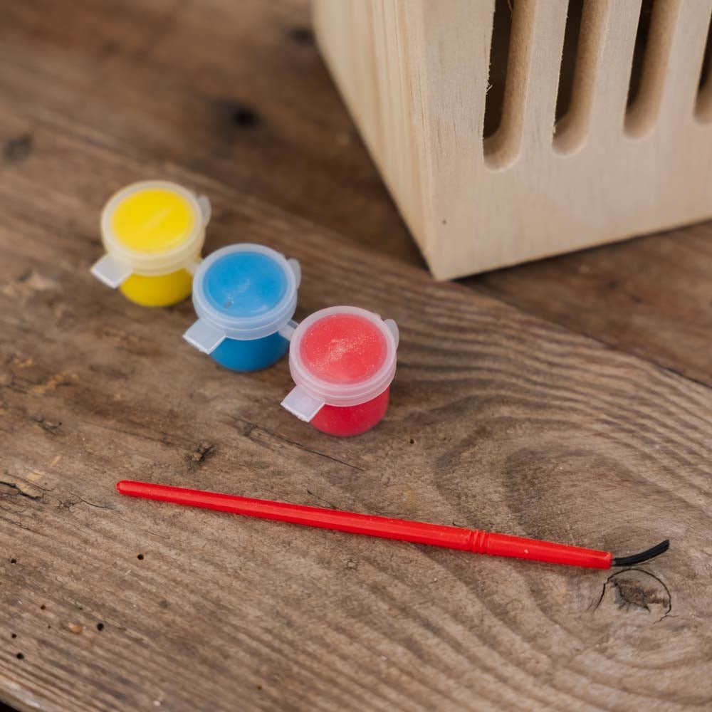 Do it yourself Schmetterlingshaus mit Farbe