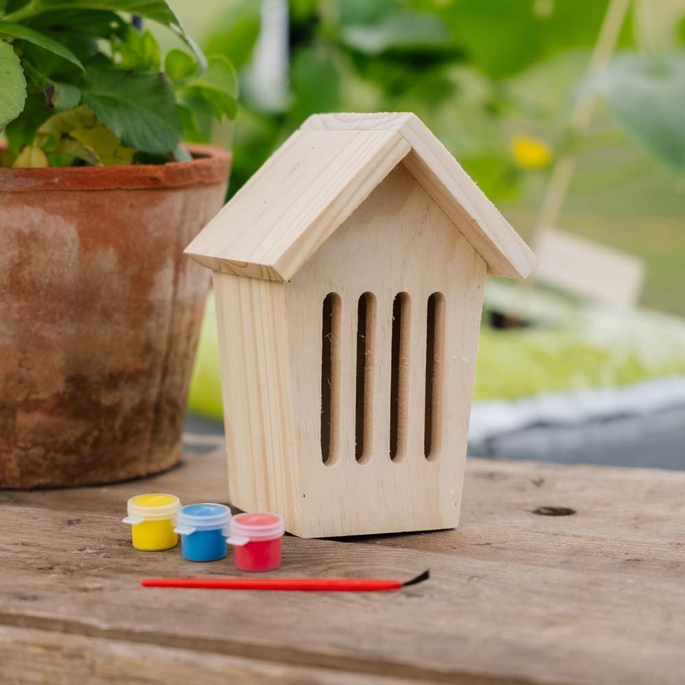 Do it yourself Schmetterlingshaus mit Farbe