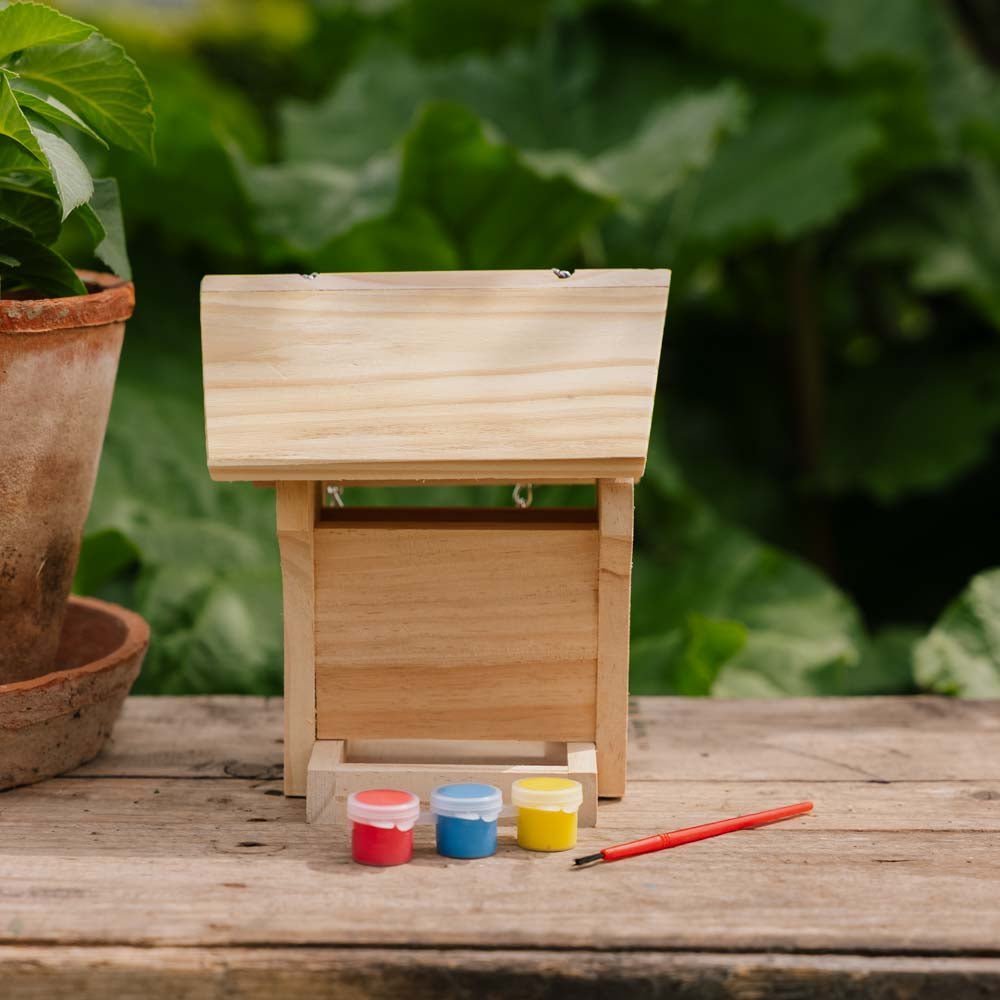 Do it yourself Vogelbad mit Farbe