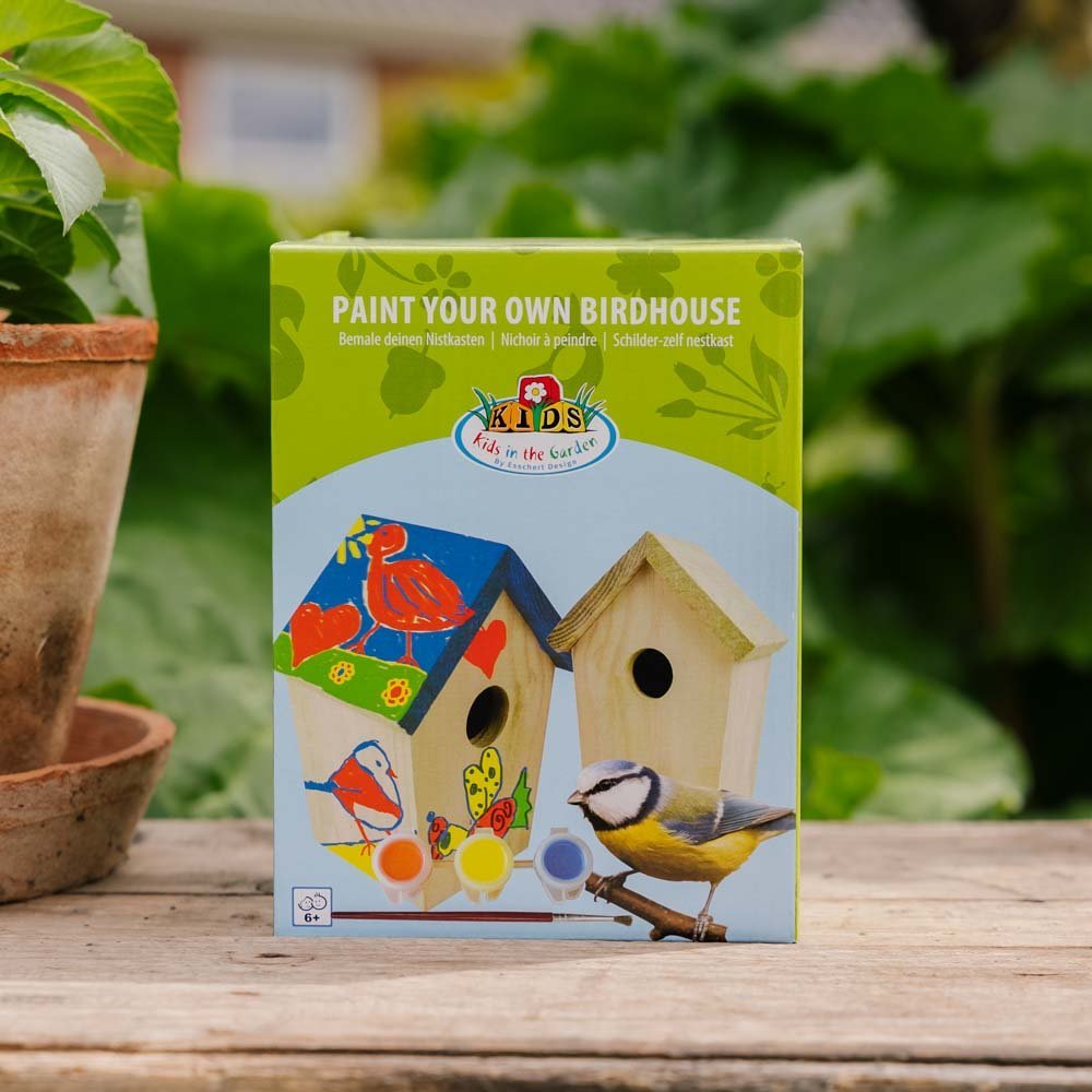 Do it yourself Vogelhaus mit Farbe