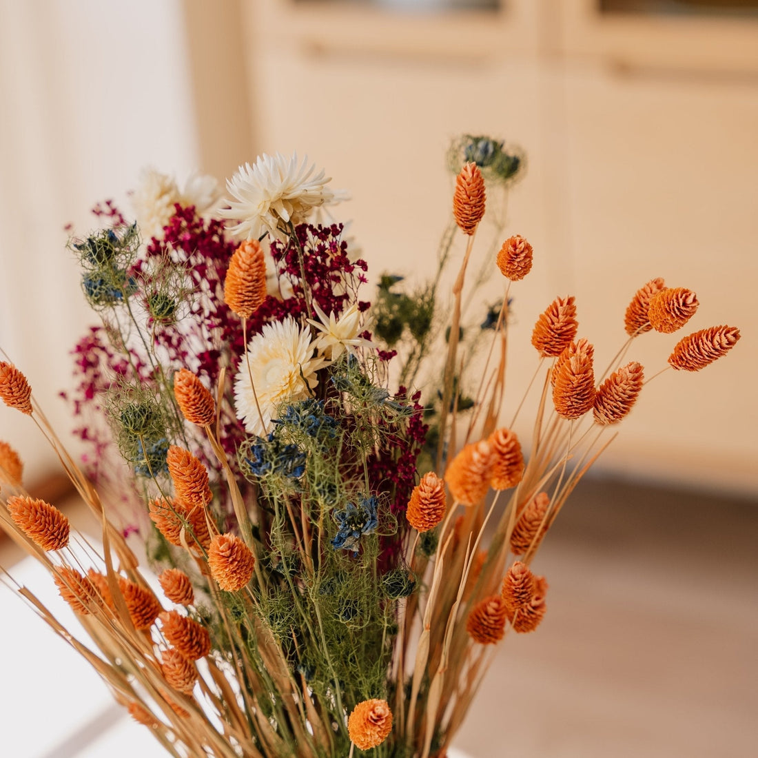 Ewiger Blumenstrauß, Glanz, H: 50 cm