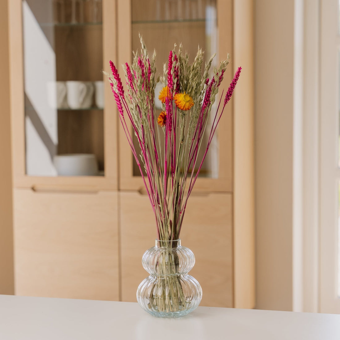 Ewiger Blumenstrauß, Nuancen, H: 55 cm