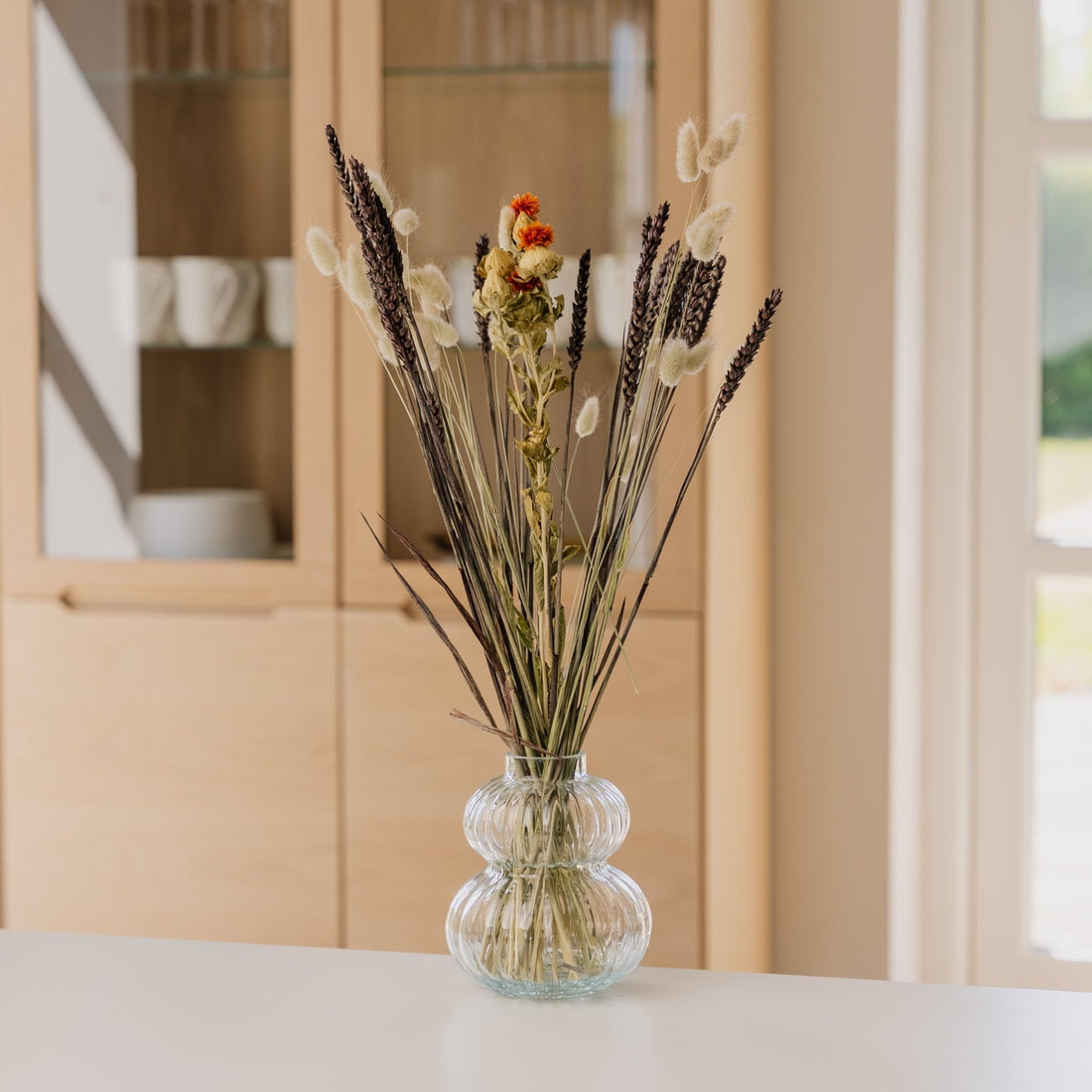 Ewiger Blumenstrauß, Ringelblume, H: 55 cm