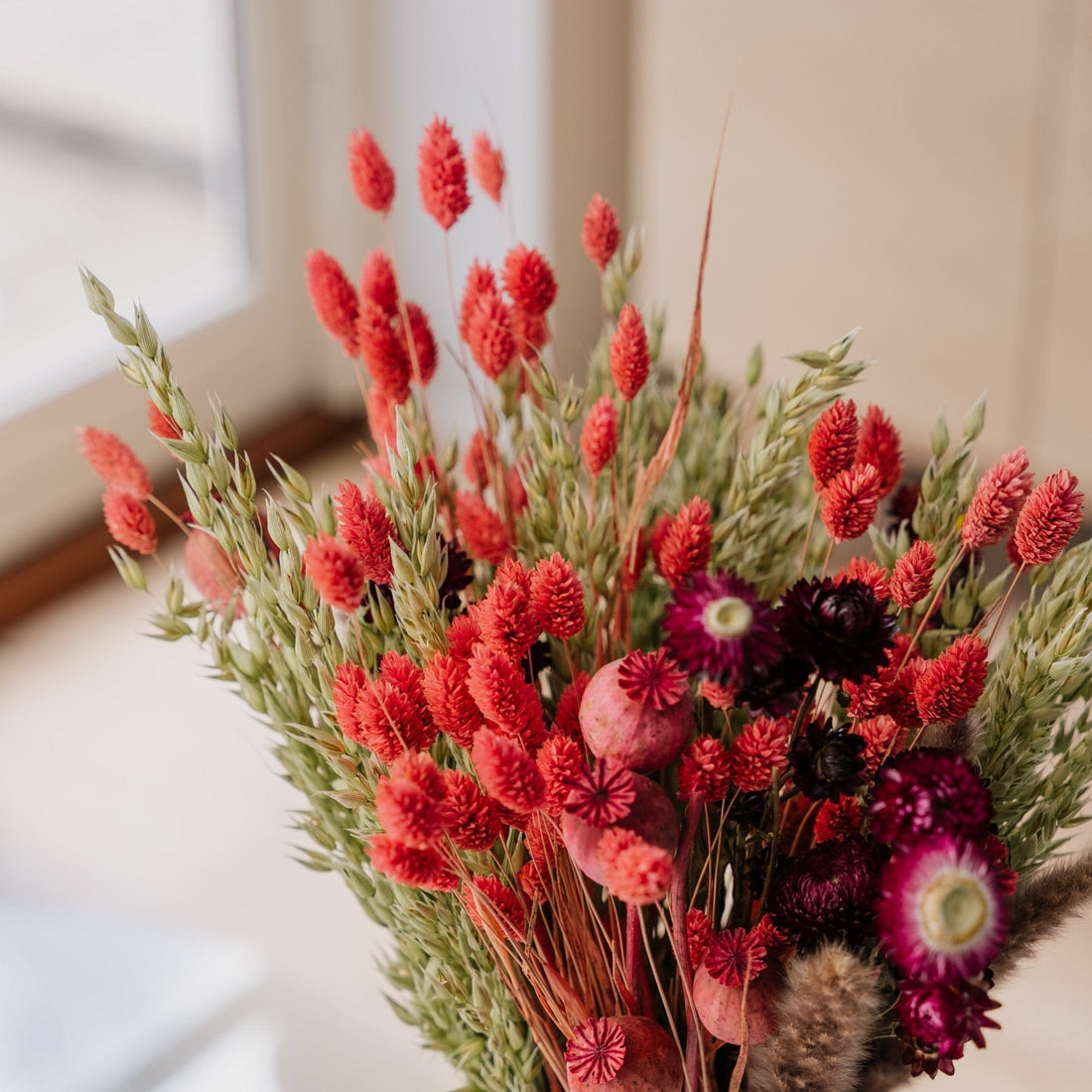 Ewiger Blumenstrauß, Sonnenschein, H: 55 cm