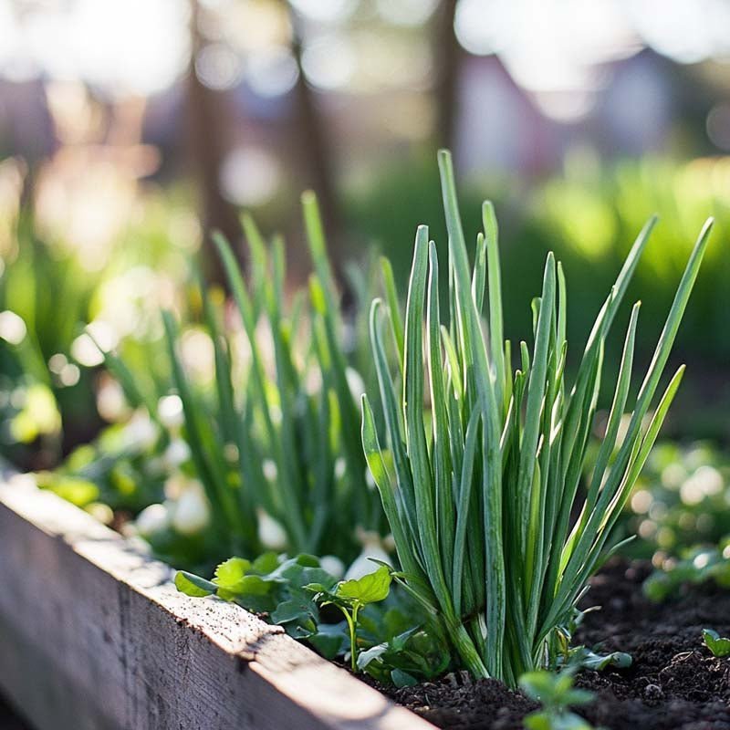 Frühlingszwiebeln Samen 'Winterheckenzwiebel' - 80 Biosamen
