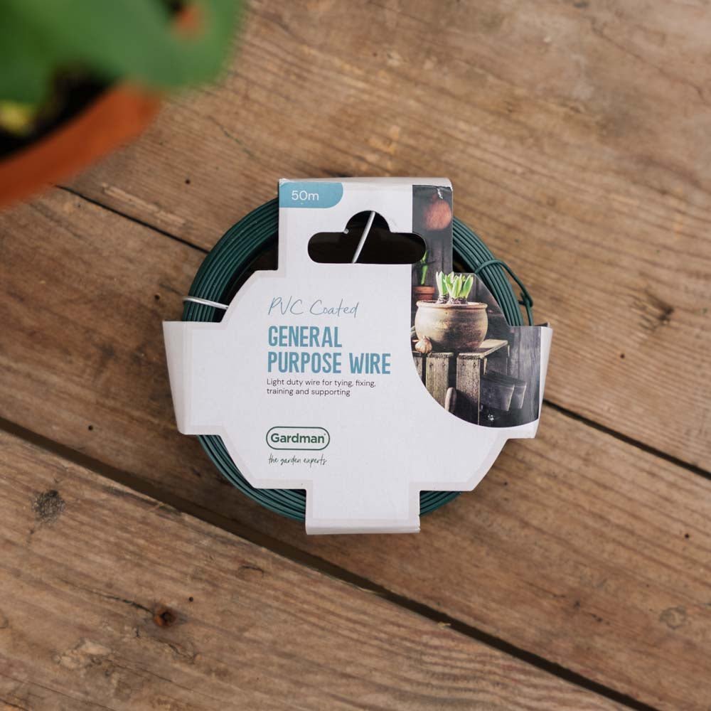 Gardman PVC beschichteter Stahldraht, 50 m