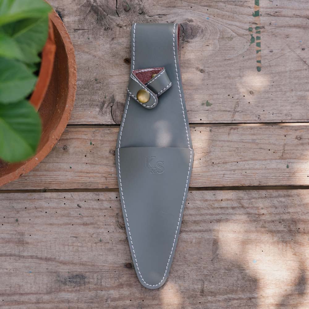 Gartenschere, mit Lederholster