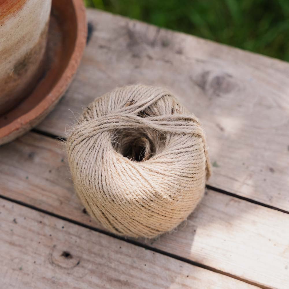 Juteschnur blasser Stein, 5 m