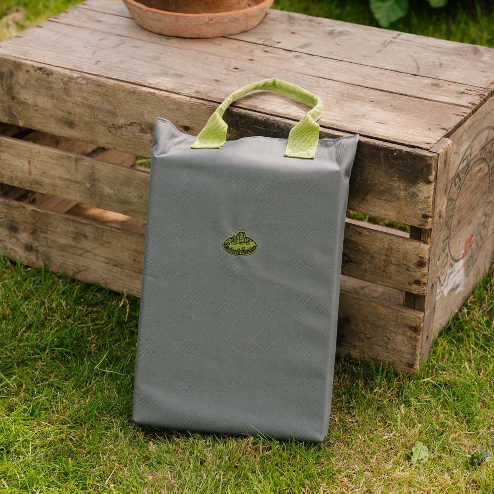 Kniekissen, grau, L: 40,2 cm B: 26,3 cm