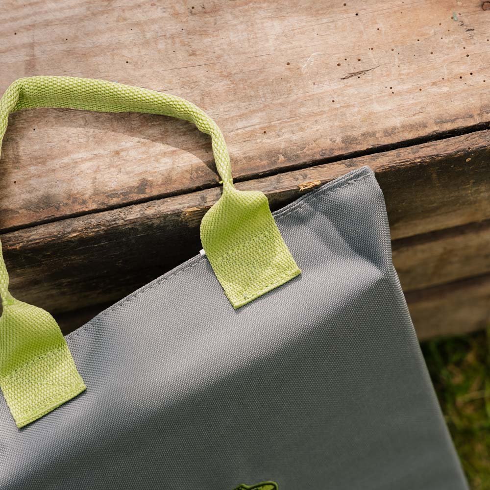 Kniekissen, grau, L: 40,2 cm B: 26,3 cm