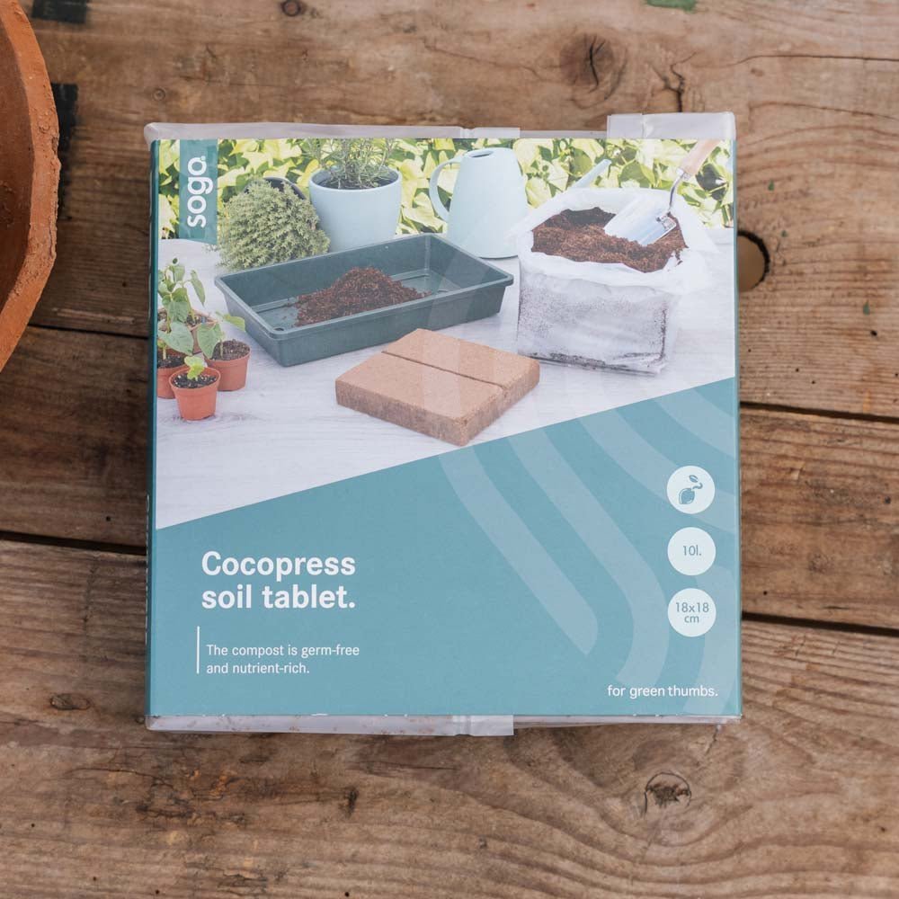 Kokoserde 10 Liter, 18x18 cm