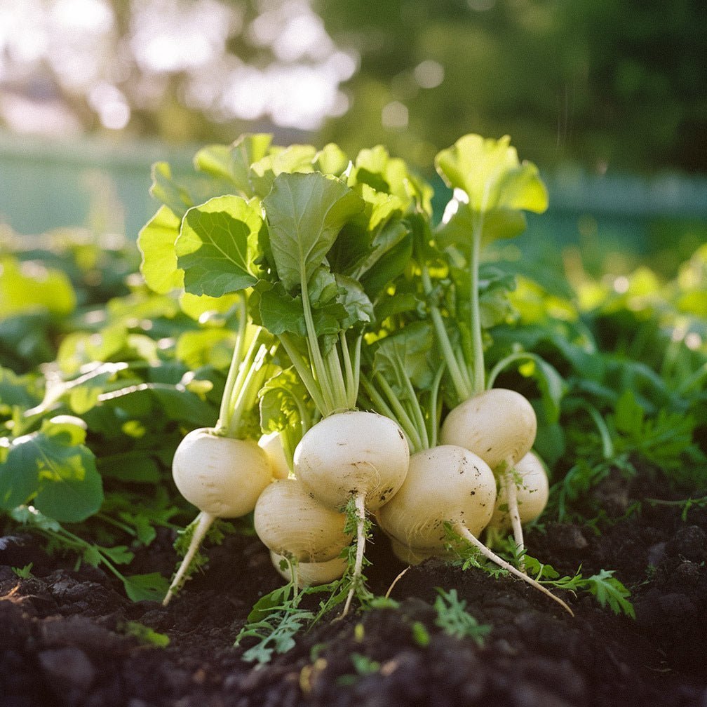 Mairübe Samen 'Platte Witte Mei' - 150 Biosamen