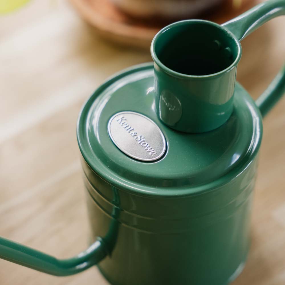 Metall Gießkanne für den Innenbereich, 1 L, salbeigrün