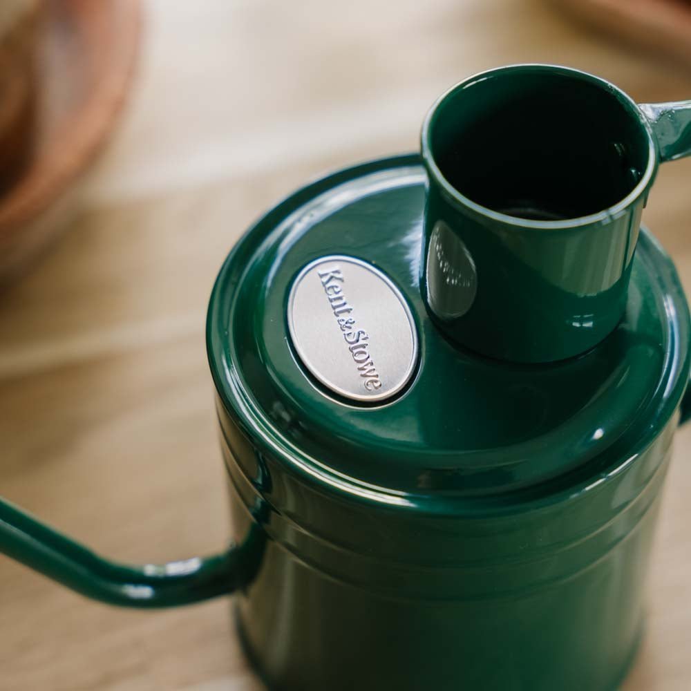Metall Gießkanne für den Innenbereich, 1 L, waldgrün