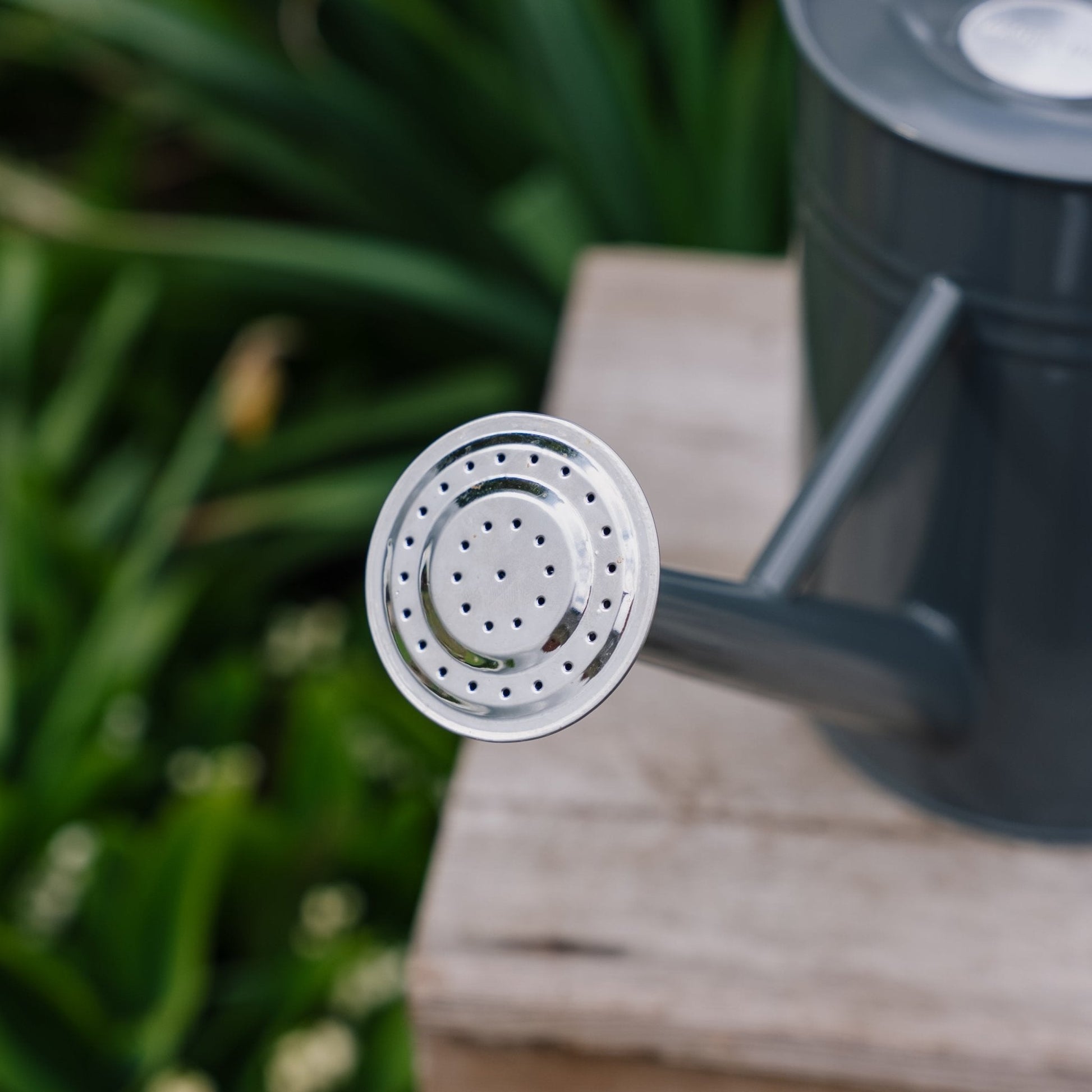 Metallgießkanne, 4,5 L, kühles Grau