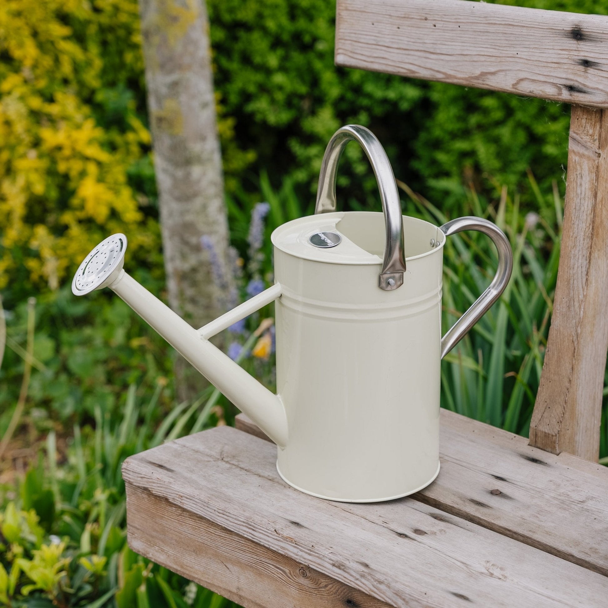 Metallgießkanne, 4,5 L, Vintage Creme