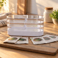 Microgreens-Box mit Keimturm - 5 Tüten Biosamen