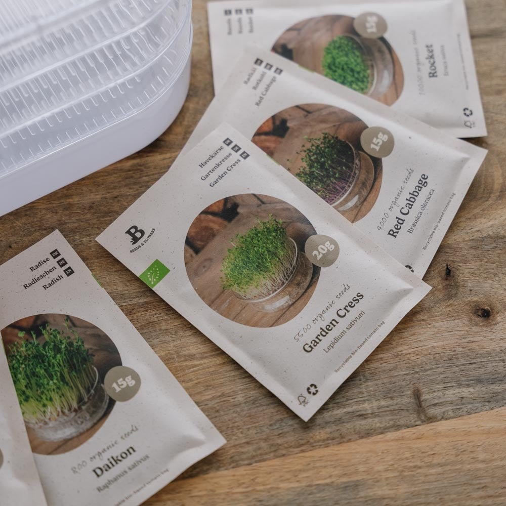 Microgreens - Box mit Keimturm