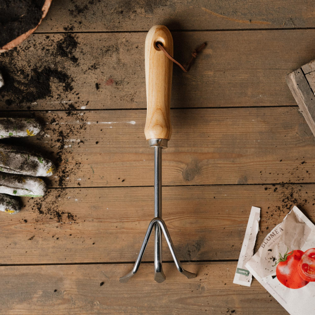 Pflanzrechen aus Stahl