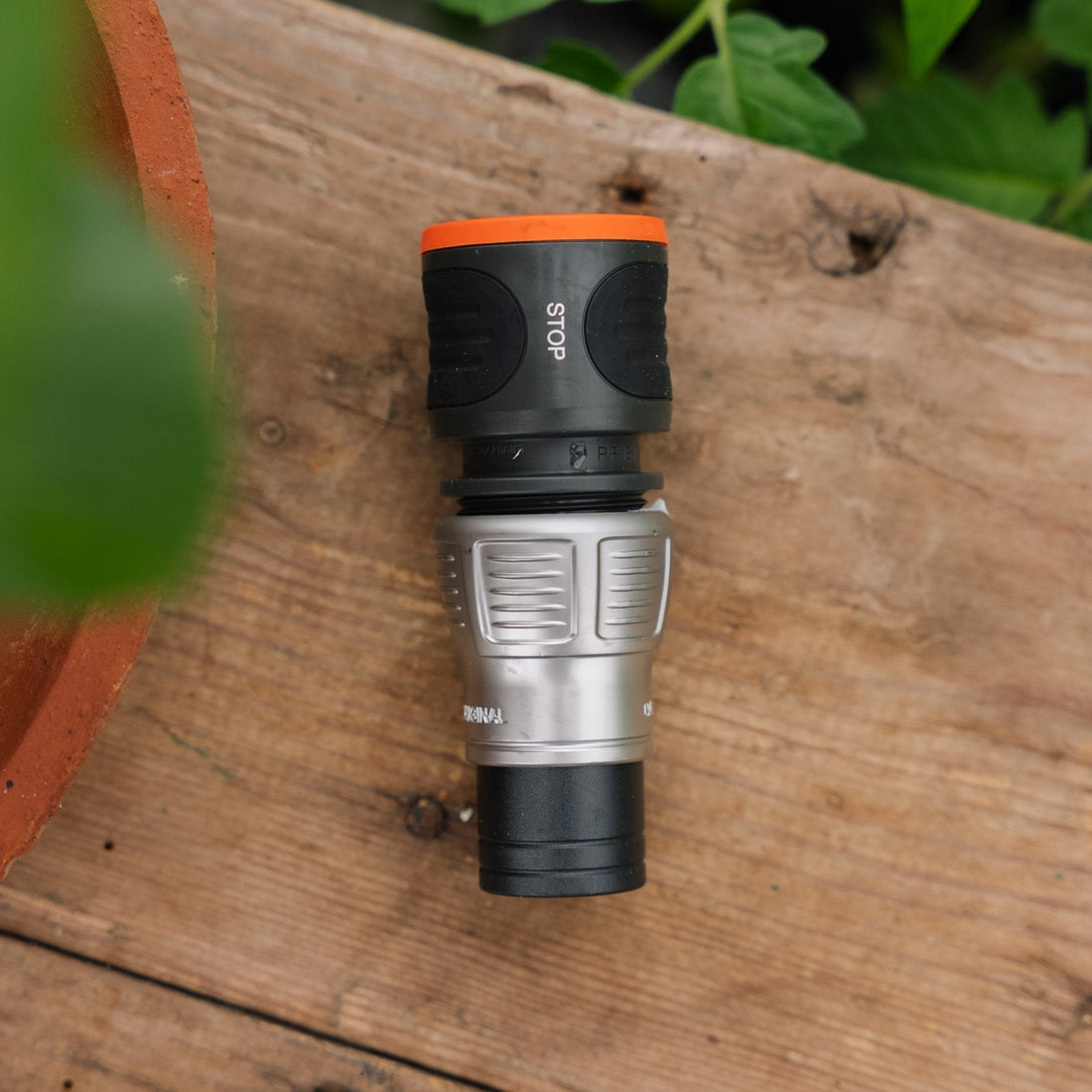 Premium Schlauchkupplung mit Wasserstopp 1/2