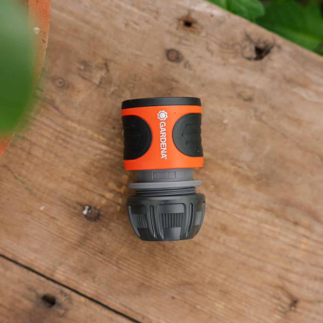 Schlauchkupplung m. Wasserstopp 1/2