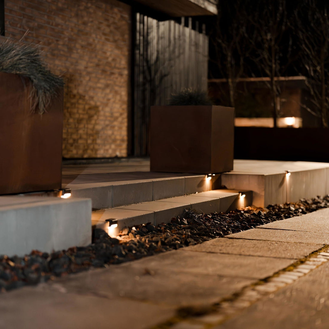 Solar LED Treppenlicht, 4er Pack