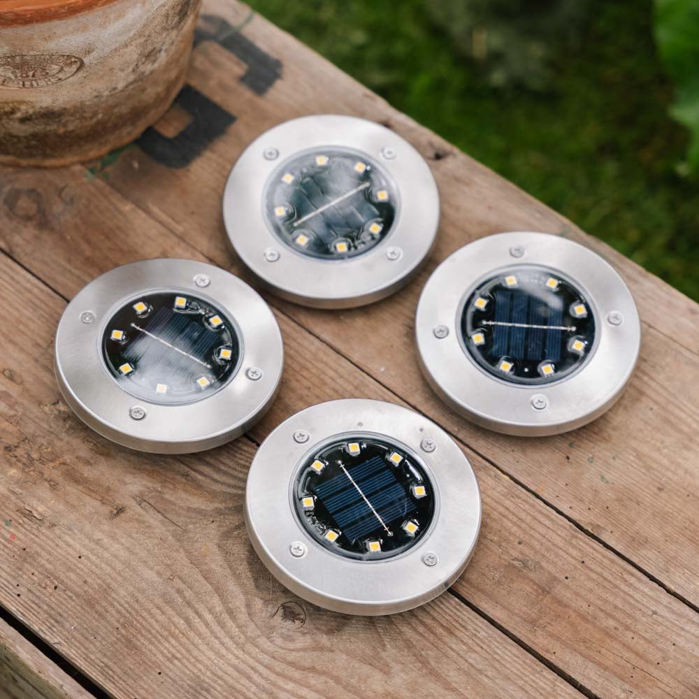 Solar Spotlights, 4er Pack