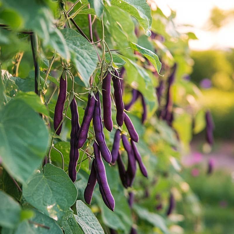 Stangenbohnen Samen 'Brunhilde' - 20 Biosamen