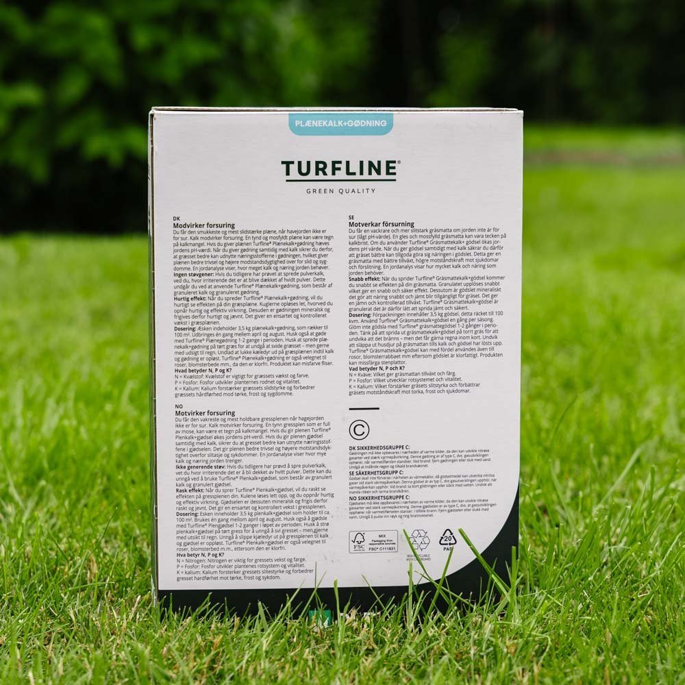Turfline Rasen Kalk + Dünger 11/2/4, 3,5 kg