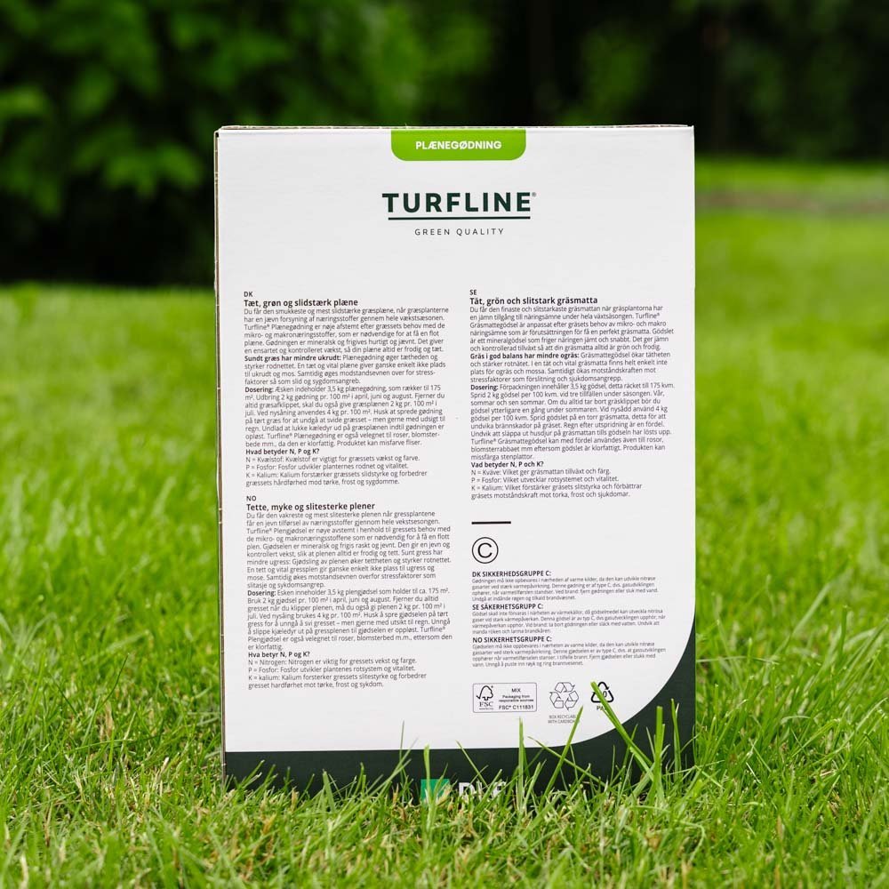 Turfline Rasendünger 14/3/15, 3,5 kg