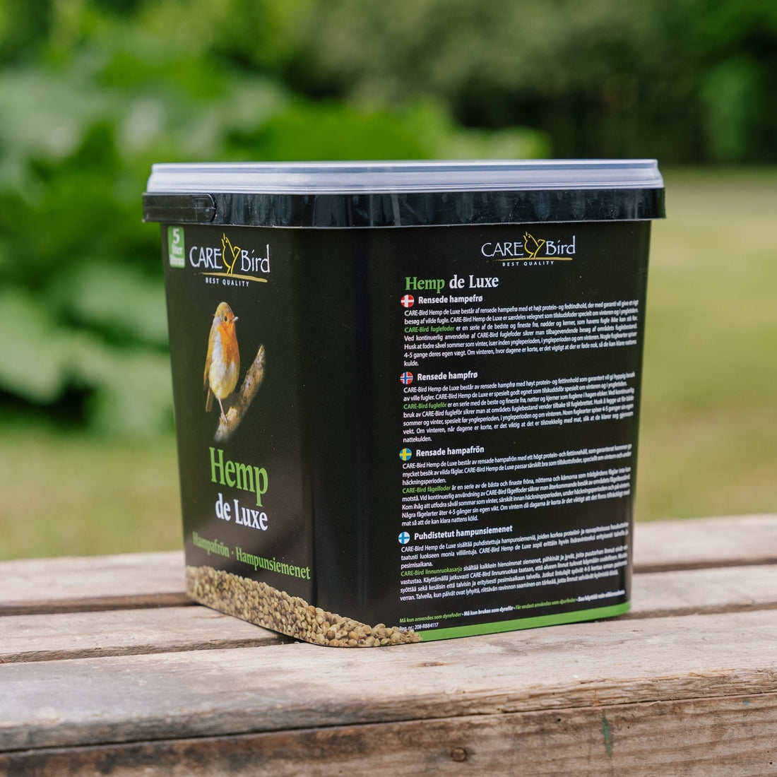 Vogelfutter, Hanf de Luxe, 5 L