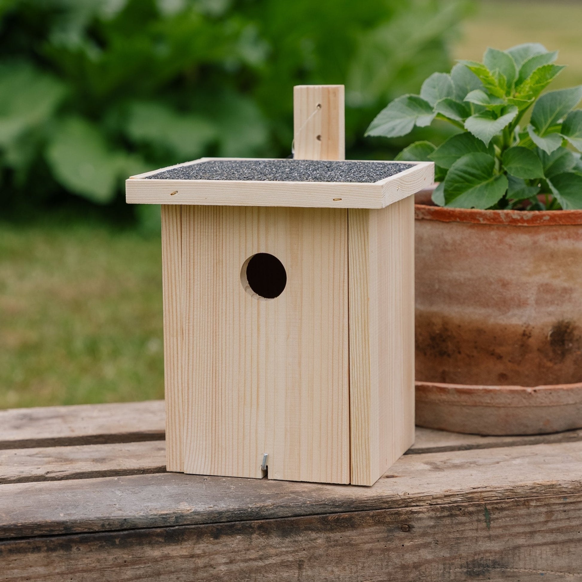 Vogelhaus, Natur, L: 19 cm B: 19 cm H: 22 cm