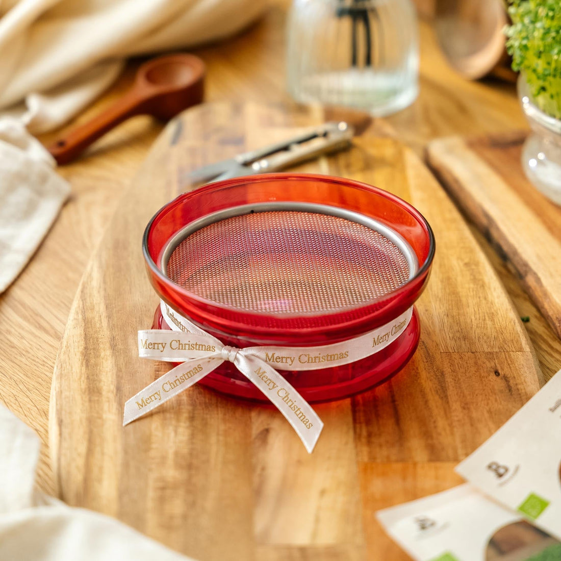 Weihnachts-Keimschale für Microgreens