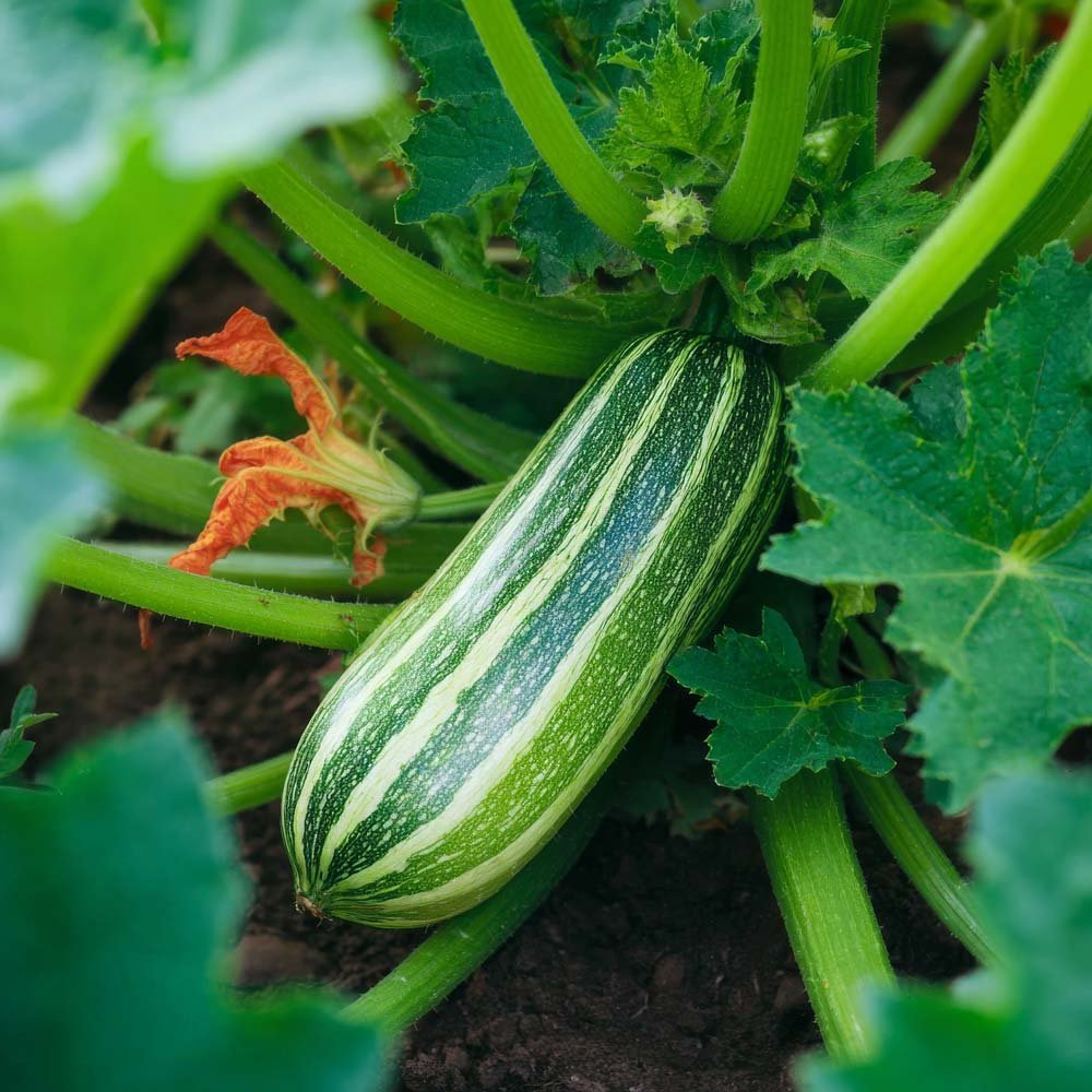 Zucchini Samen 'Cocozelle von Tripolis' - 10 Biosamen